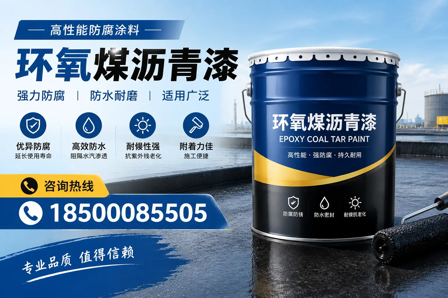 环氧煤沥青漆的主要成分与功能，赣州用户深度了解